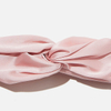 Pink Silk Knot Elastic Headband