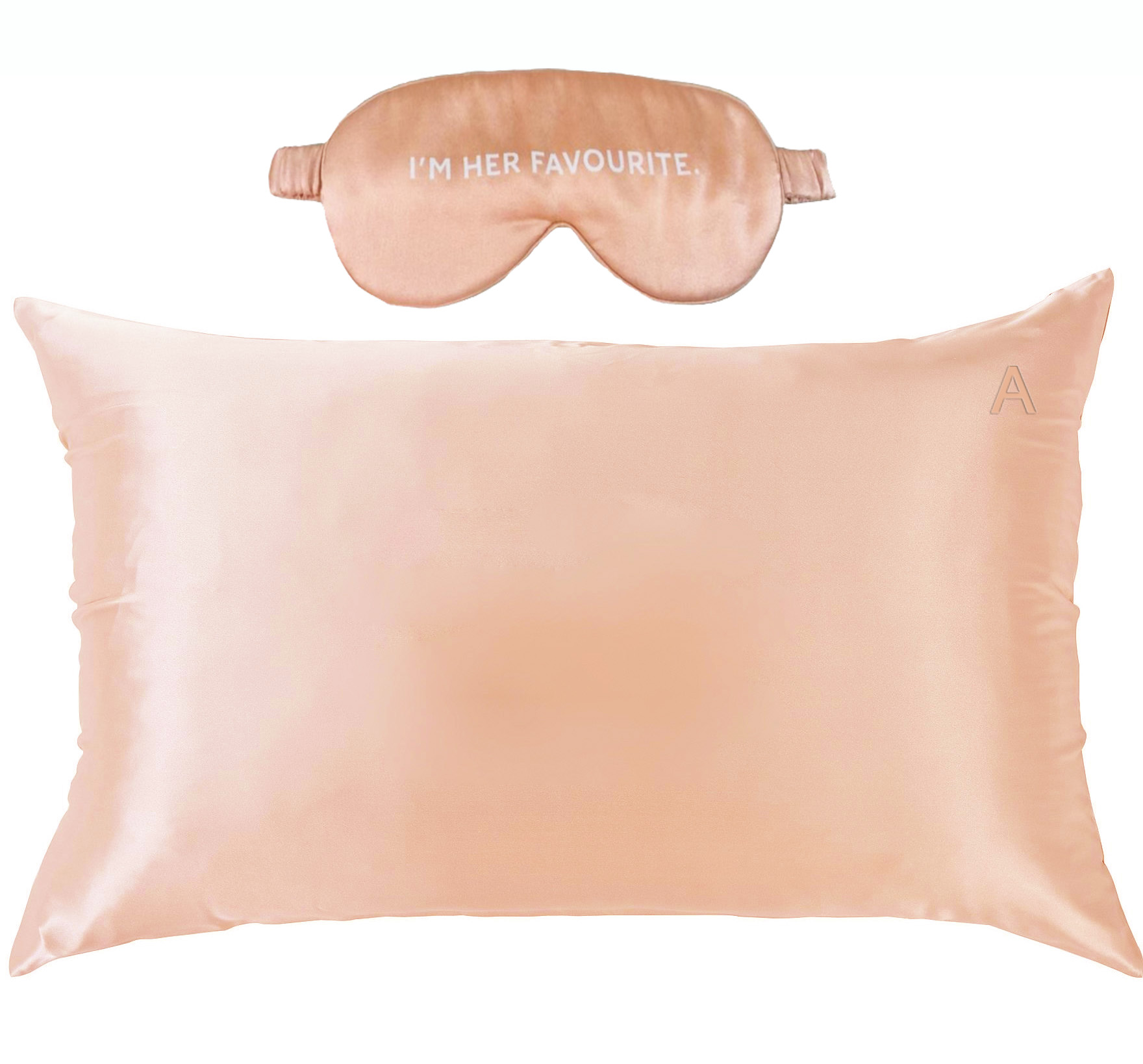 Custom Mulberry Silk Pillowcase And Eye Mask Set