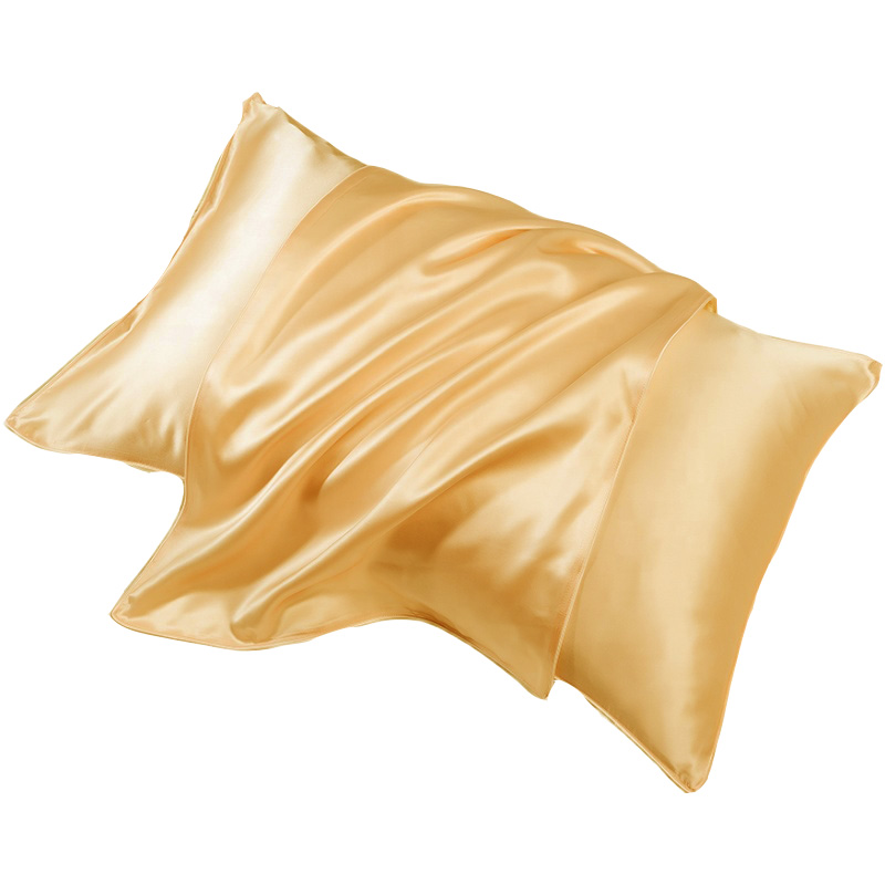 22 Momme Yellow Silk Pillowcase