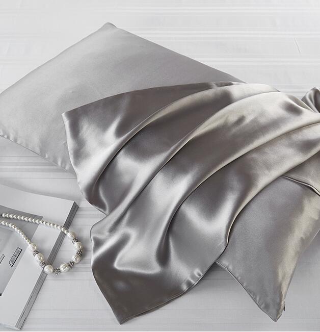 100% silk pillowcase silk pillow cover for curly hair