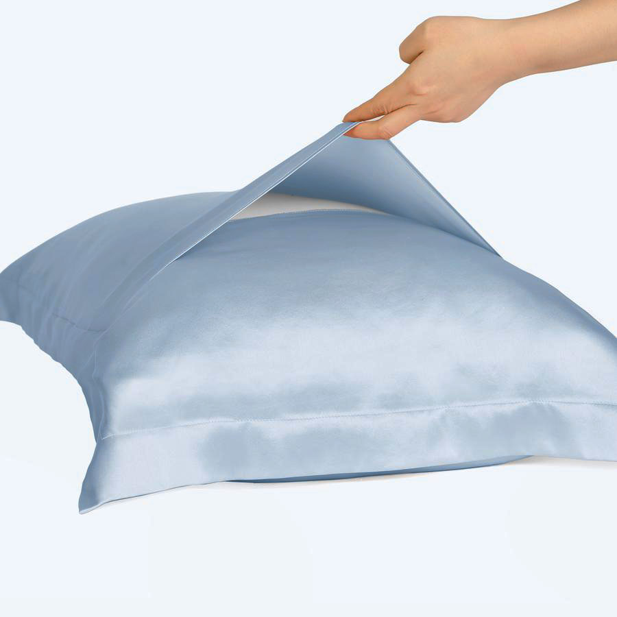 Cheap Night Satin Silk Pillowcase And Eye Mask And Hair Scrunchies Set