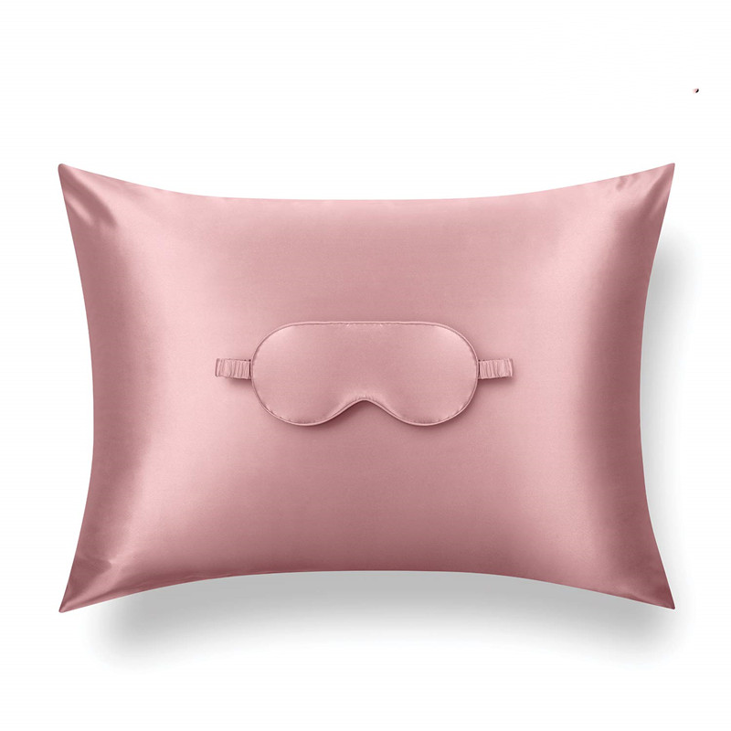silk pillowcase set for hair silk pillow cover with box